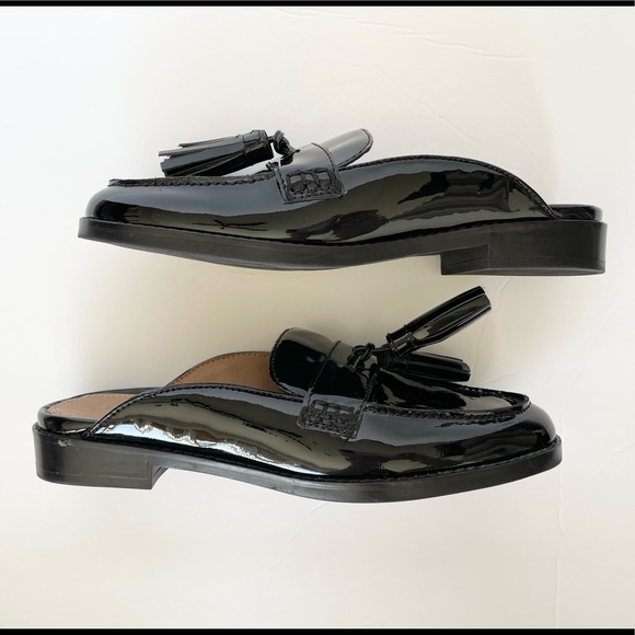 NEW Vionic Reagan Black Patent Mules Size 6.5 - Picture 5 of 12